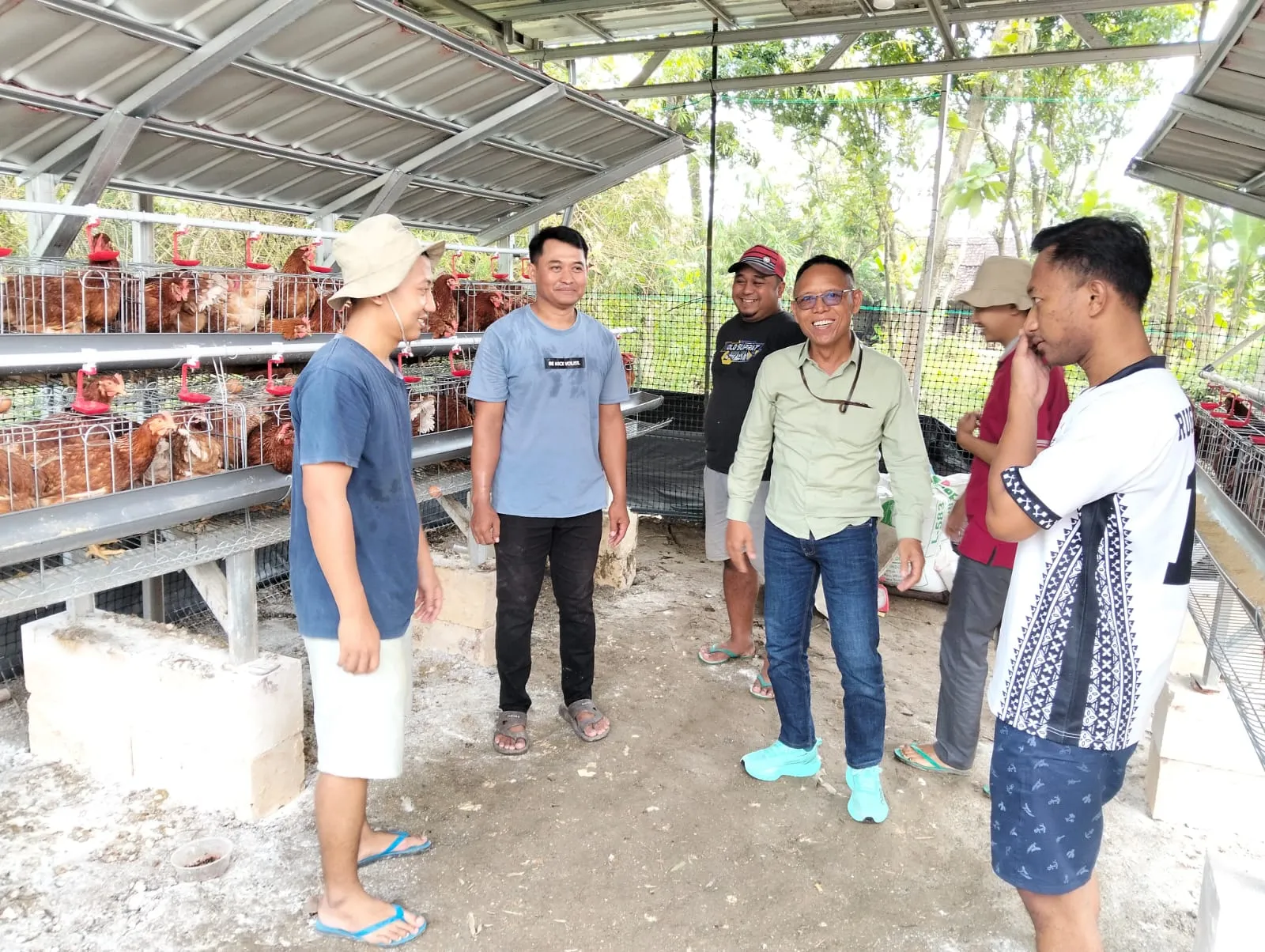 BANTUAN CSR TERNAK AYAM DI KECAMATAN KRADENAN