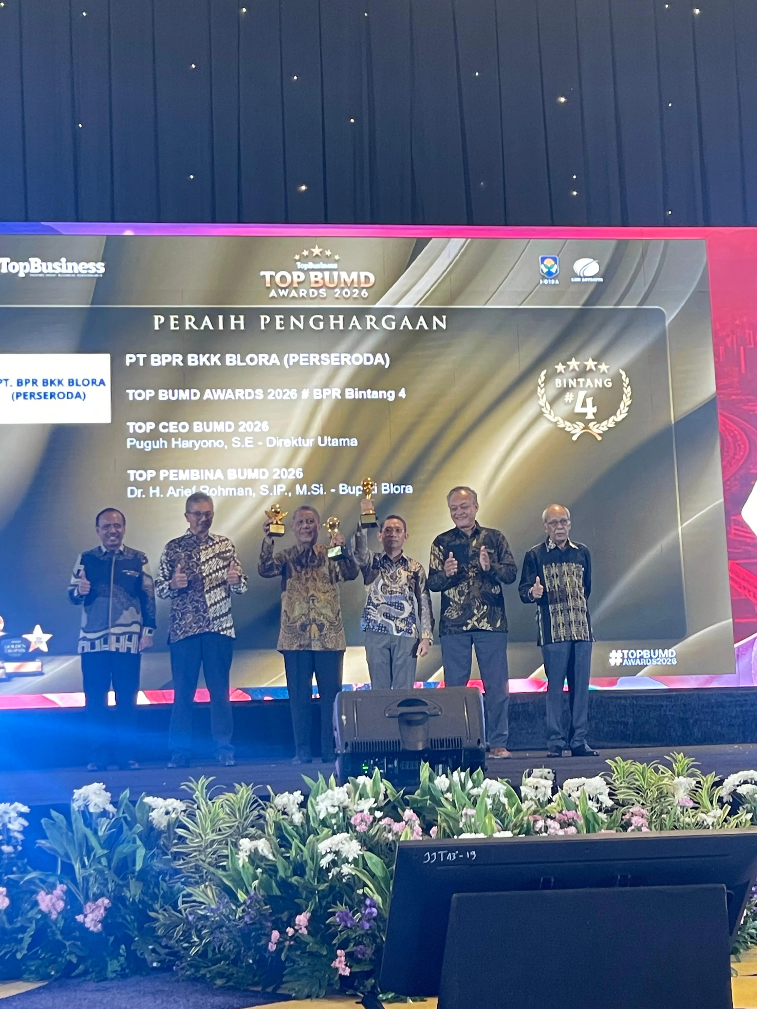 Penghargaan BKK BLORA TOP 4 AWARDS